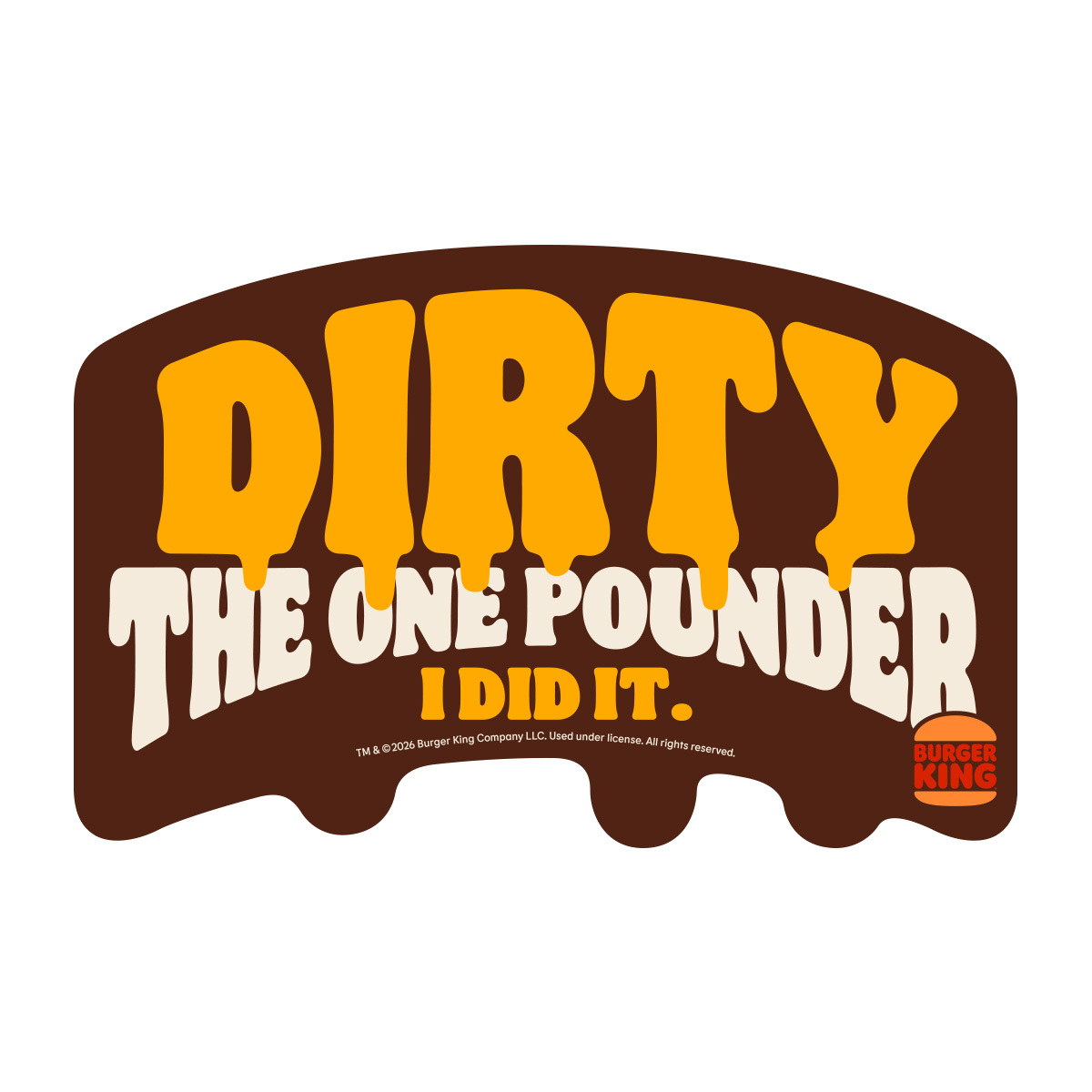 Free original sticker for every purchase of "Dirty the One Pounder" (single or set) / 株式会社ビーケー・ジャパン