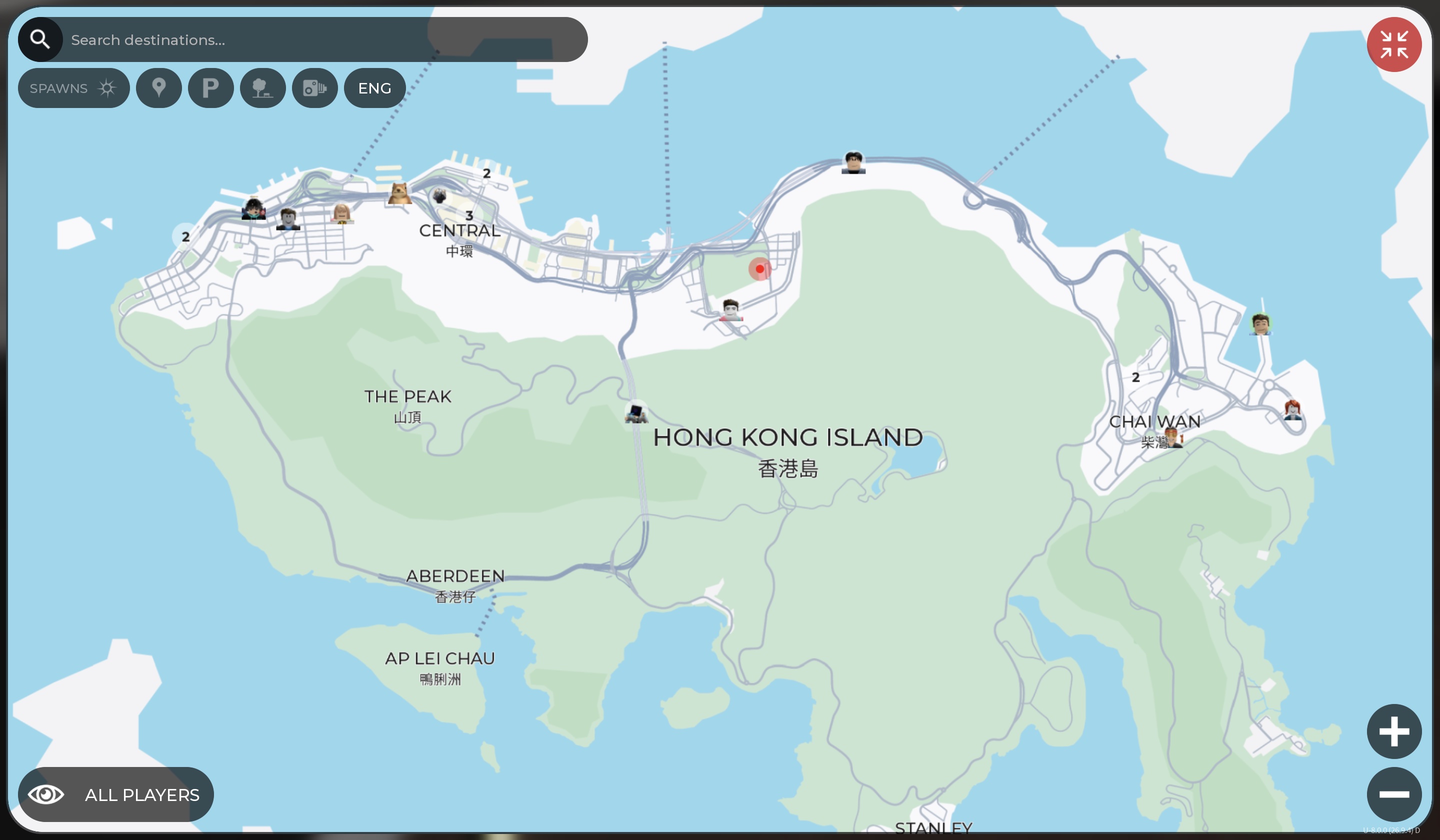 New Map UI / JusDrive