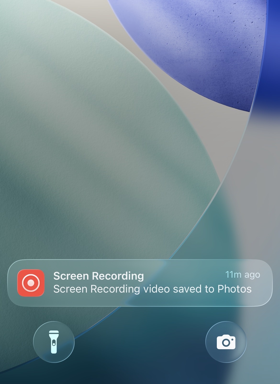 Notification Center of iOS 26 Beta 4